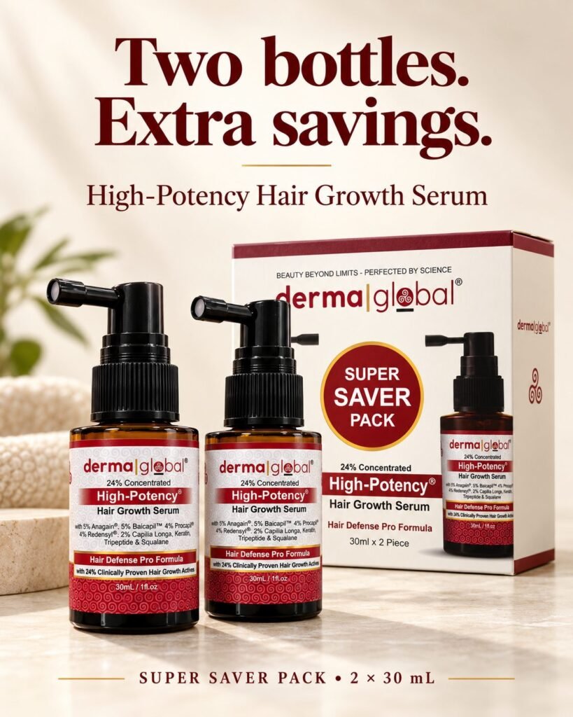 High-Potency® Hair Growth Serum Super Saver Pack of 2 – super saver hero